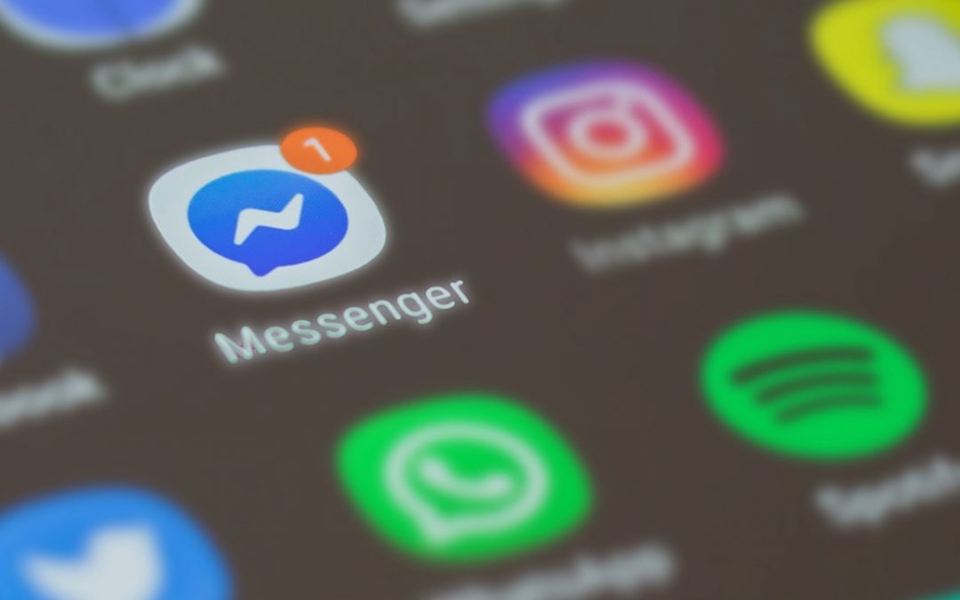 Facebook cambio el logo de Messenger